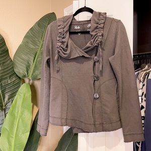 🆕Lucky Brand Button Up Jacket Olive Green Medium